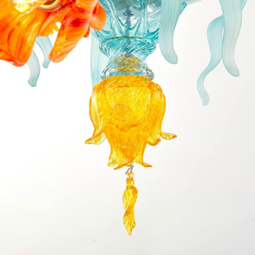 IRIS 9L - Murano glass chandelier by Sogni Di Cristallo - view 3